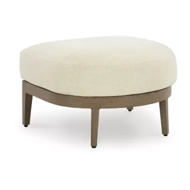 Signature Design by Ashley Severn Outdoor Ottoman with Cushion
