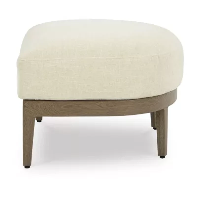 Signature Design by Ashley Severn Outdoor Ottoman with Cushion