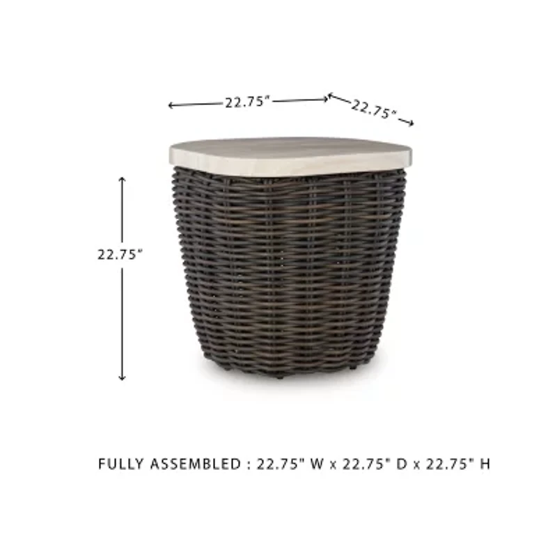 Signature Design by Ashley King Outdoor End Table