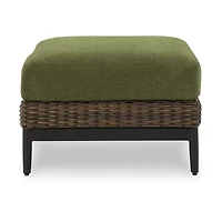 Signature Design by Ashley Hoquiam Outdoor Ottoman with Cushion