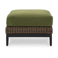 Signature Design by Ashley Hoquiam Outdoor Ottoman with Cushion
