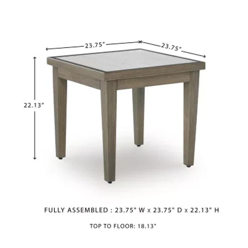 Signature Design by Ashley Raleigh Ranch Outdoor End Table