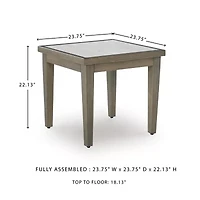 Signature Design by Ashley Raleigh Ranch Outdoor End Table