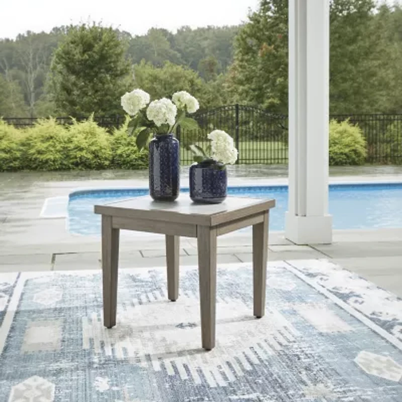 Signature Design by Ashley Raleigh Ranch Outdoor End Table