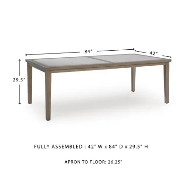 Signature Design by Ashley Raleigh Ranch Outdoor Dining Table
