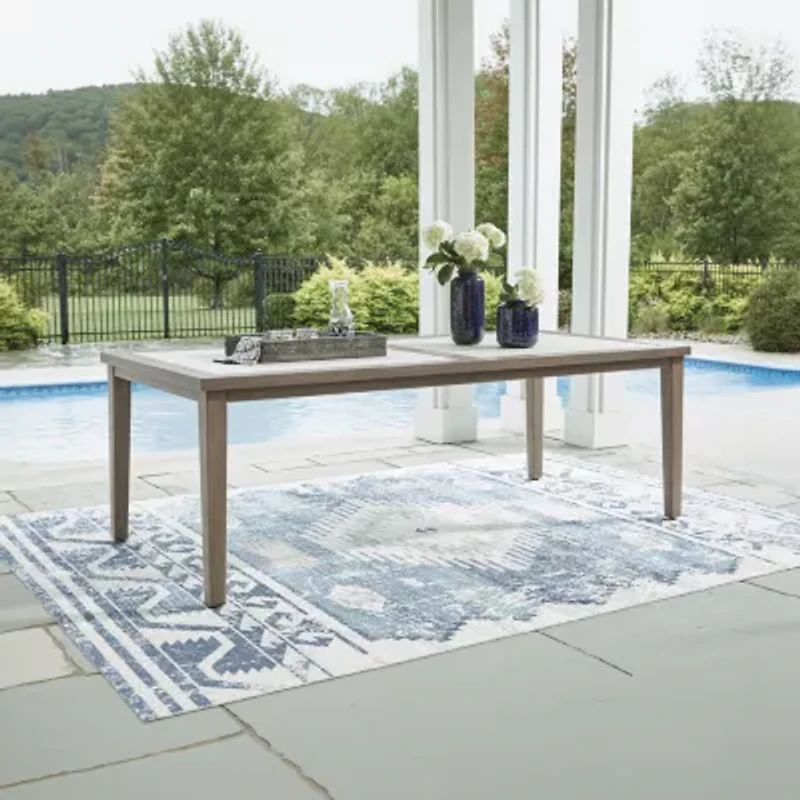 Signature Design by Ashley Raleigh Ranch Outdoor Dining Table