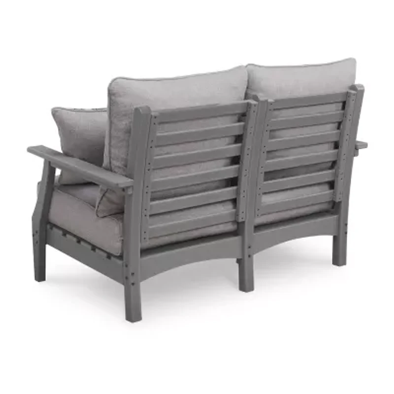 Signature Design by Ashley Long Beach Outdoor Loveseat with Cushion