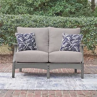 Signature Design by Ashley Long Beach Outdoor Loveseat with Cushion