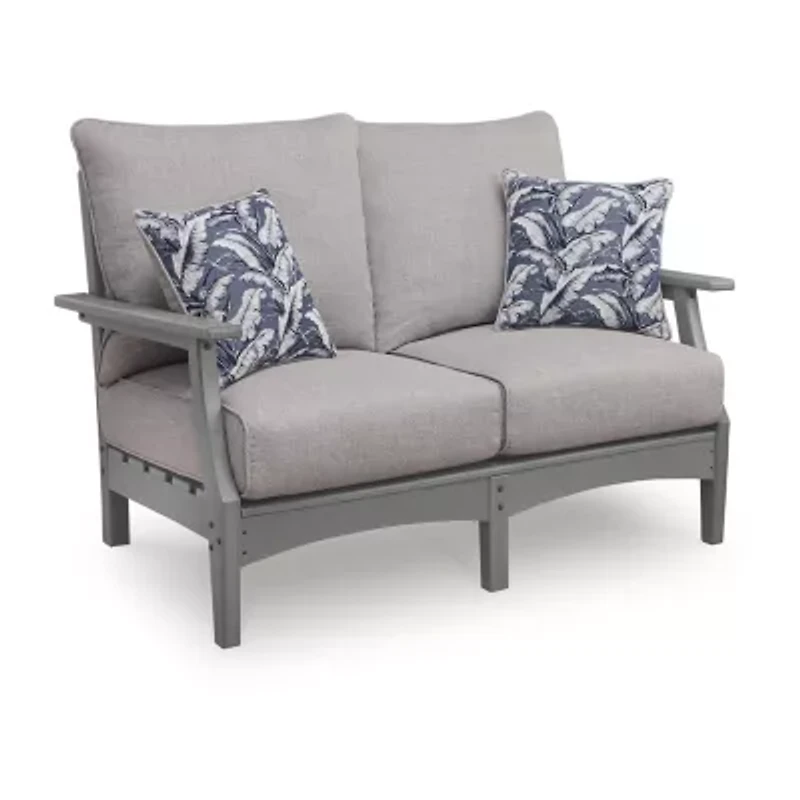 Signature Design by Ashley Long Beach Outdoor Loveseat with Cushion