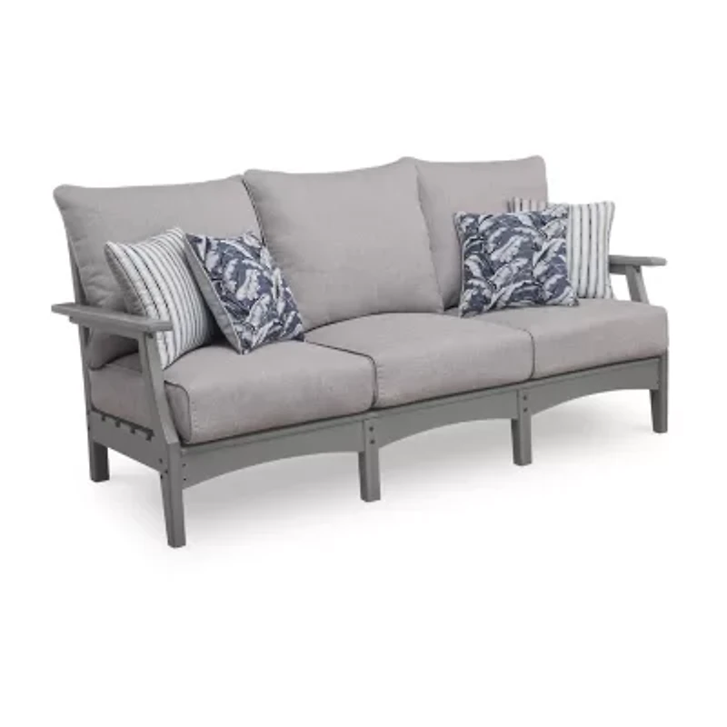 Signature Design by Ashley Long Beach Outdoor Sofa with Cushion