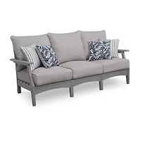 Signature Design by Ashley Long Beach Outdoor Sofa with Cushion