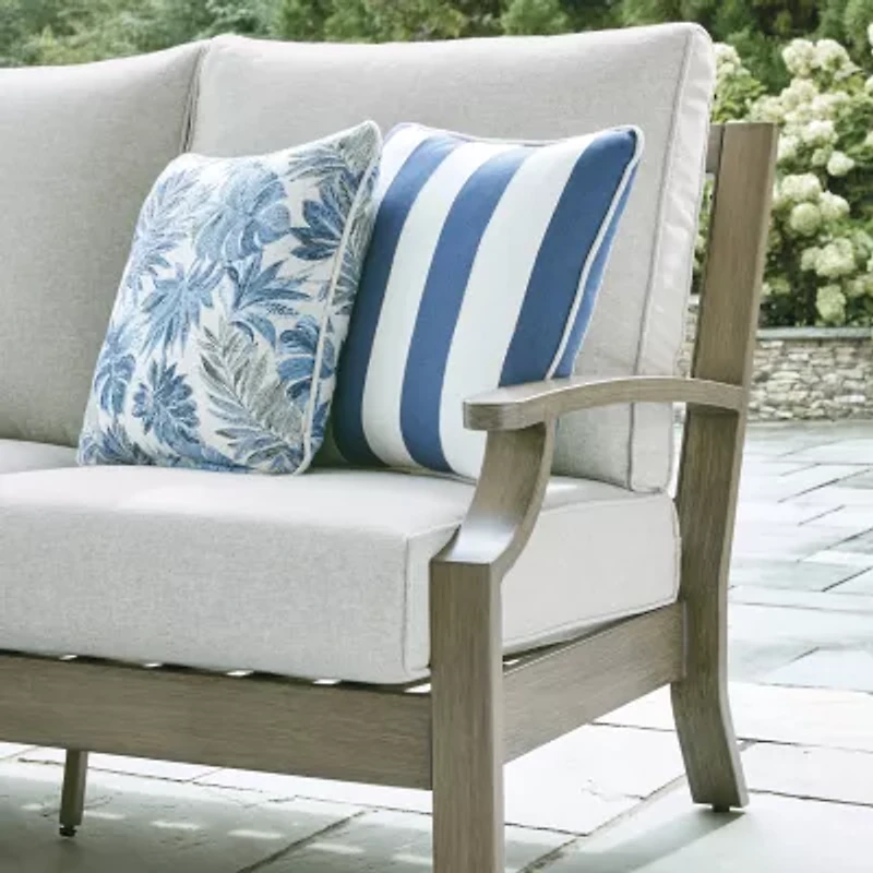 Signature Design by Ashley Raleigh Ranch Outdoor Sofa with Cushion