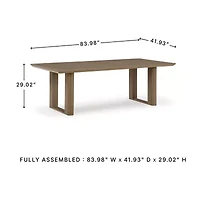 Signature Design by Ashley Severn Outdoor Dining Table