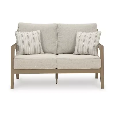 Signature Design by Ashley Hancock Outdoor Loveseat with Cushion