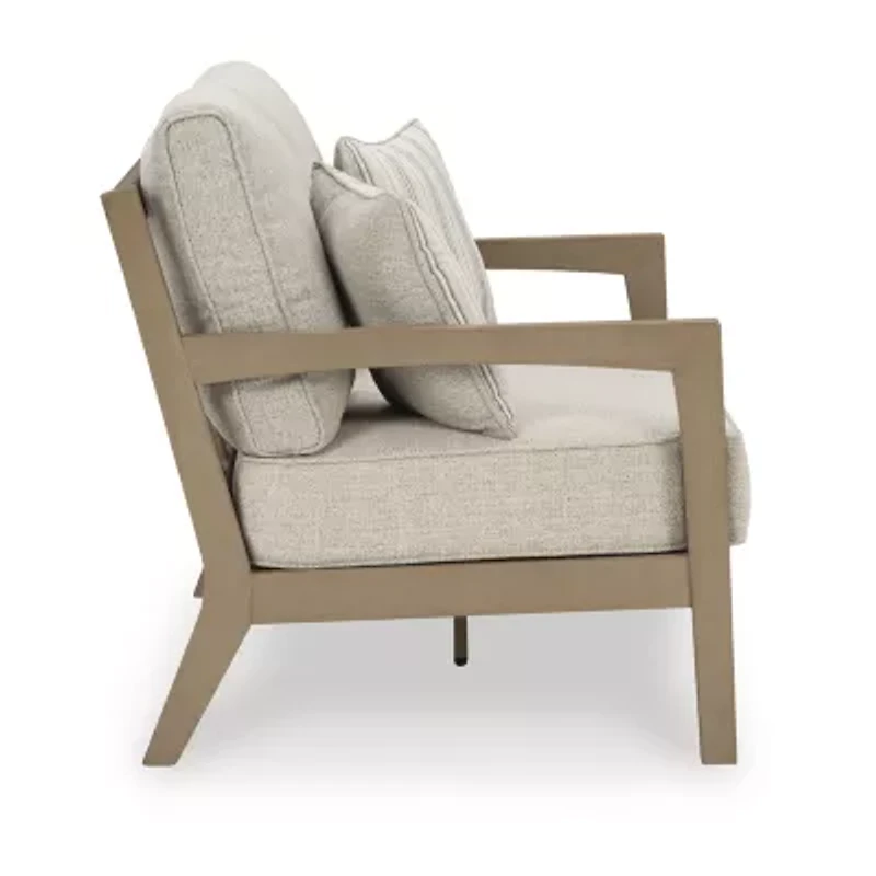 Signature Design by Ashley Hancock Outdoor Loveseat with Cushion