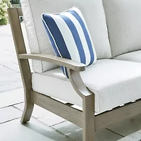 Signature Design by Ashley Raleigh Ranch Outdoor Loveseat with Cushion