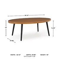 Signature Design by Ashley Hoquiam Outdoor Coffee Table