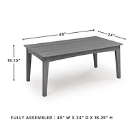 Signature Design by Ashley Long Beach Outdoor Coffee Table