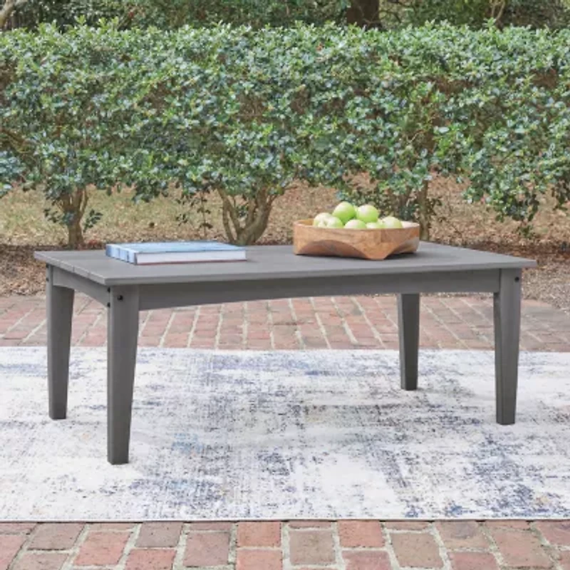 Signature Design by Ashley Long Beach Outdoor Coffee Table