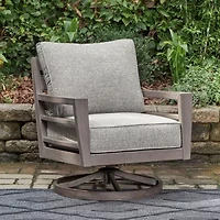 Signature Design by Ashley Hilo Outdoor Swivel Lounge Chair