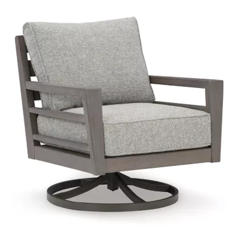Signature Design by Ashley Hilo Outdoor Swivel Lounge Chair