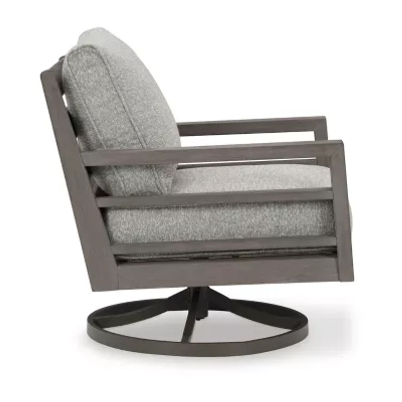 Signature Design by Ashley Hilo Outdoor Swivel Lounge Chair