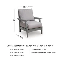 Signature Design by Ashley Long Beach Outdoor Lounge Chair (Set of 2)