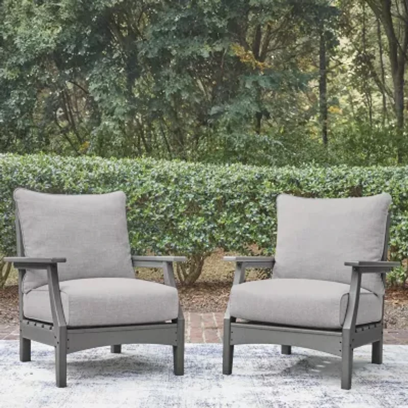 Signature Design by Ashley Long Beach Outdoor Lounge Chair (Set of 2)