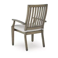 Signature Design by Ashley Raleigh Ranch Outdoor Arm Chair with Cushion (Set of 2)