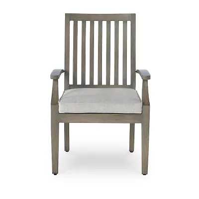 Signature Design by Ashley Raleigh Ranch Outdoor Arm Chair with Cushion (Set of 2)