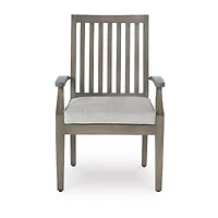 Signature Design by Ashley Raleigh Ranch Outdoor Arm Chair with Cushion (Set of 2)