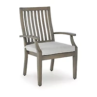 Signature Design by Ashley Raleigh Ranch Outdoor Arm Chair with Cushion (Set of 2)