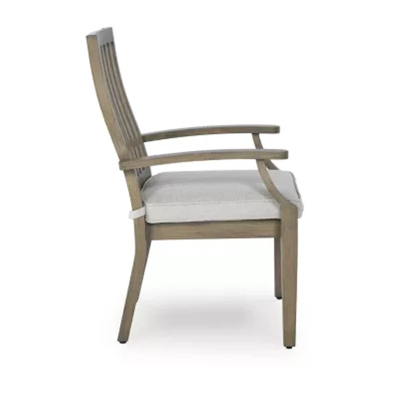 Signature Design by Ashley Raleigh Ranch Outdoor Arm Chair with Cushion (Set of 2)