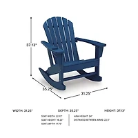 Signature Design by Ashley Sundown Treasure Outdoor Rocking Chair