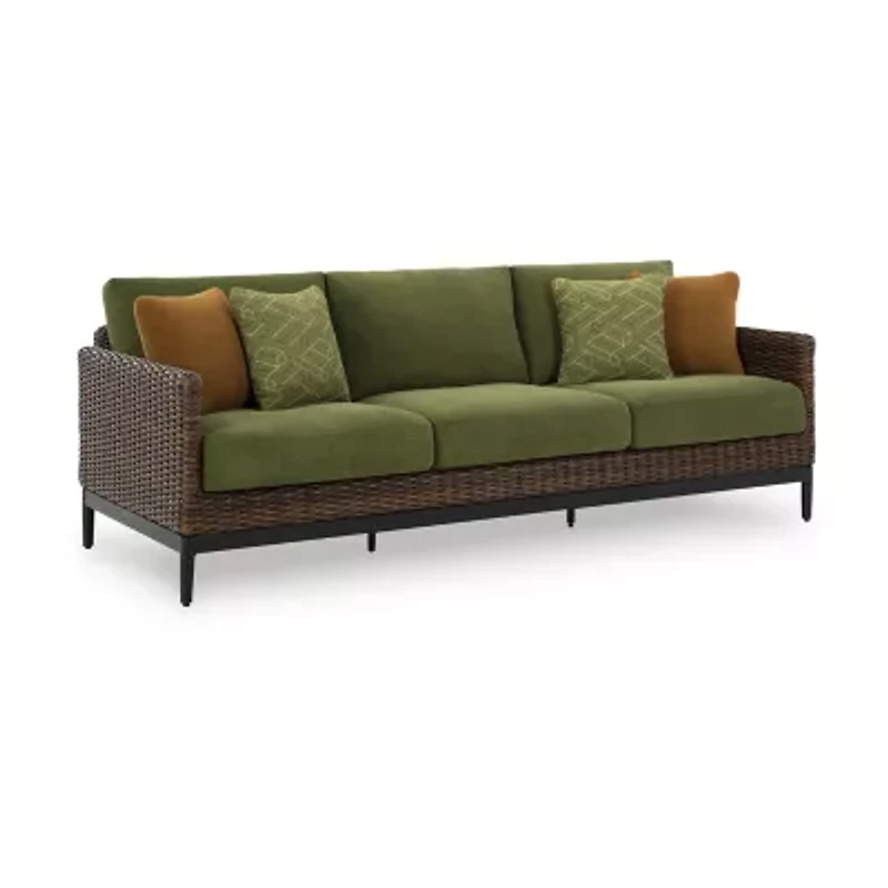 Signature Design by Ashley Hoquiam Outdoor Sofa with Cushion