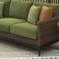Signature Design by Ashley Hoquiam Outdoor Sofa with Cushion