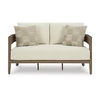 Signature Design by Ashley Severn Outdoor Loveseat with Cushion
