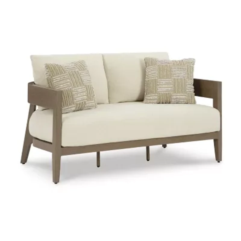 Signature Design by Ashley Severn Outdoor Loveseat with Cushion
