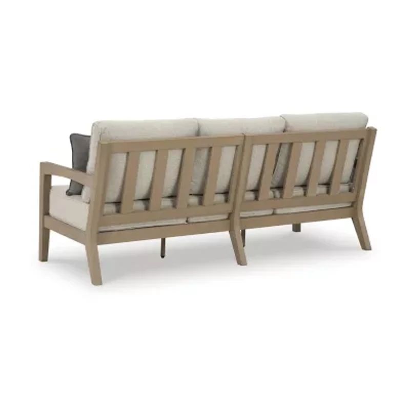 Signature Design by Ashley Hancock Outdoor Sofa with Cushion