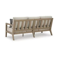 Signature Design by Ashley Hancock Outdoor Sofa with Cushion
