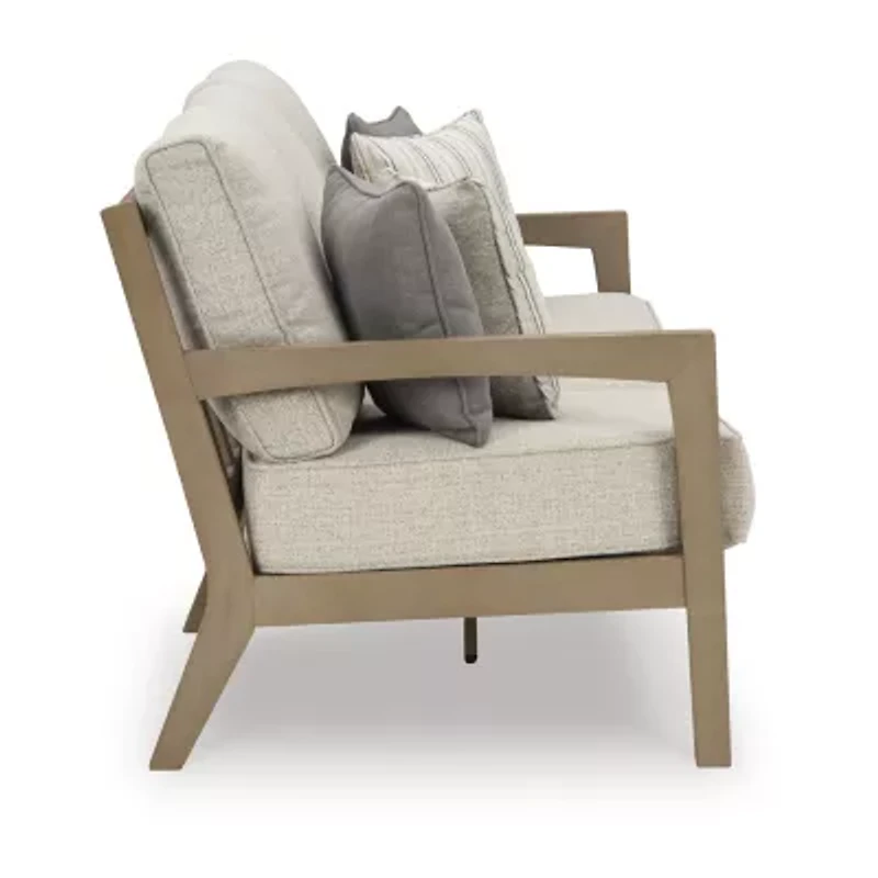 Signature Design by Ashley Hancock Outdoor Sofa with Cushion