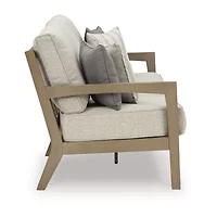 Signature Design by Ashley Hancock Outdoor Sofa with Cushion