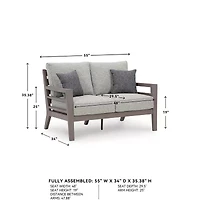 Signature Design by Ashley Hilo Outdoor Loveseat