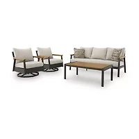 Signature Design by Ashley Carmel 4-Piece Outdoor Conversation Set