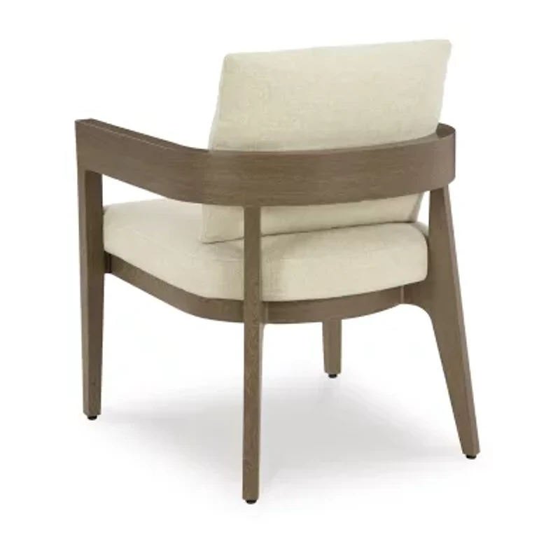 Signature Design by Ashley Severn Outdoor Dining Arm Chair with Cushion (Set of 2)