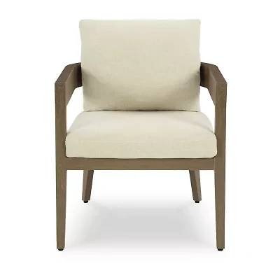 Signature Design by Ashley Severn Outdoor Dining Arm Chair with Cushion (Set of 2)