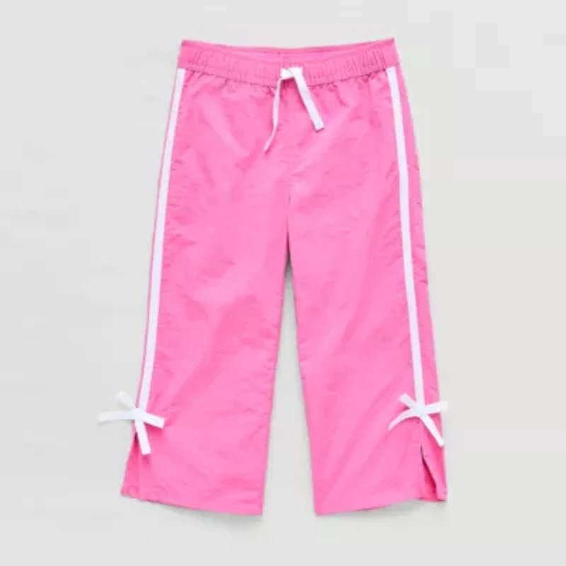 Okie Dokie Toddler & Little Girls Straight Regular Fit Juniors Pull-On Pant