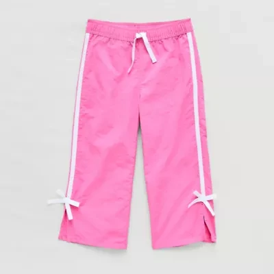 Okie Dokie Toddler & Little Girls Straight Regular Fit Juniors Pull-On Pant