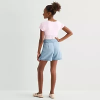 Thereabouts Little & Big Kid Girls Adjustable Waist Mini Denim Skirt