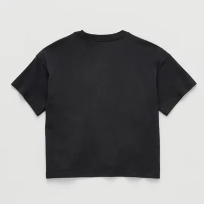 Nike Club Big Kid Girls Crew Neck Short Sleeve Oversized Graphic T-Shirt